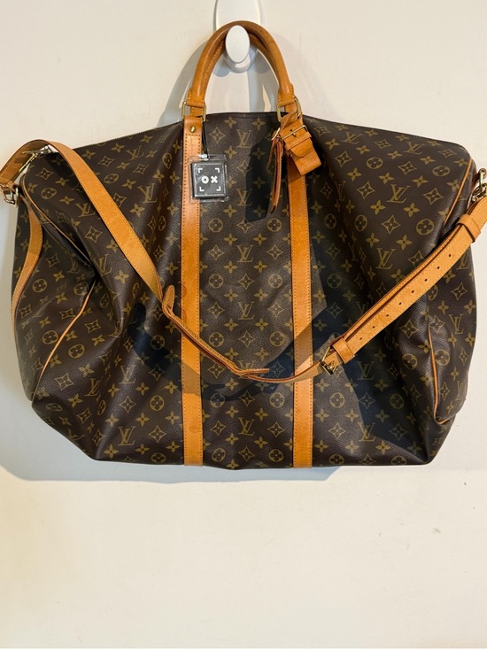 Louis Vuitton Other - Louis Vuitton Monogram Canvas Travel Bag with Tan Leather Straps